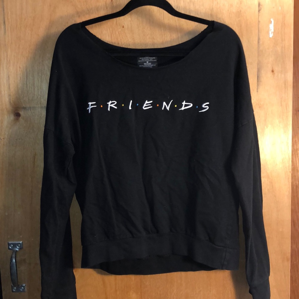 Friends branded large neck sweatshirt